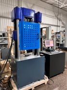 200000 lbf. (1000kN) Frank Bacon #FB-1000H, hydraulic tension & compression testing, hydraulic gripping system - Image 2