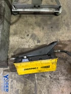 50 Ton, OTC #A, hydraulic H-frame press, 6-1/4" stroke, 36" btwn uprights, air powered, #75431 - Image 3