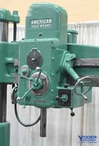4' -9" American #Hole-Wizard, radial arm drill, power elevation, 30" x53" base, 5 HP, #62917 - Image 2