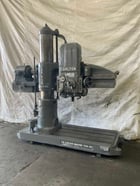 4' -15" Carlton #3A, radial drill, 42" x53" base, power elevation & clamping, 10 HP, #75462 - Image 2