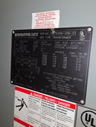 2500/3750 kVA, 12470 DELTA Primary, 480/277 WYE Secondary, SQUARE D Dry Type - Image 1