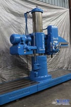 6' -17" Carlton #4A, radial drill, 48" x76" base, power elevation & clamping, 15 HP, #71032 - Image 3
