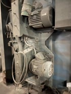 DE, Wye type spinner ahngerf blast cleaning machine, 48" x66" opening, (2) 10 HP wheels - Image 9