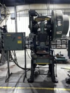60 Ton, Federal #5, single crank flywheel OBI press, 4" stroke, 12.25" Shut Height, 2.5"adj., 10" throat, 90 - Image 1