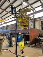 5 Ton, Yale #CEW5X89RT22S2, AIR Hoist with underhung motor driven trolley, 22 FPM hoist - Image 4