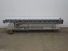 24" wide x 9.2' long, Two Rivers Enterprises, belt conveyor, 45" infeed/discharge height, 6" H UHMW product - Image 4