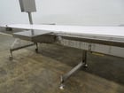 30" wide x 39.6' long, Unifiller, Stainless Steel frame belt conveyor, 40"-45" infeed/discharge range - Image 2