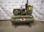 125 psi, Gardner Denver #ESDB, rotary screw air compressor, tank mounted, 15 HP - Image 1