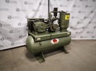 125 psi, Gardner Denver #ESDB, rotary screw air compressor, tank mounted, 15 HP - Image 2