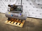 5 HP Ingersoll-Rand #T30, tank mounted, piston type air compressor, 125 psi, 135 gallon tank - Image 3