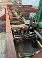 Cooper End Dog Scragg Sawmill, complete mill, (2) Infeed Decks, cut off saw, debarker - Image 5