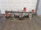 5.5" wide x 6' long, Carrier vibrating conveyor, Stainless Steel, clamp on top cover, 4 springs - Image 1