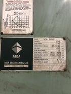 220 Ton, Aida #NCS-200(1), straight side double crank press, 5.51"stroke, 17.91"Shut Height, 4.33"adj., 35 - - Image 7