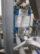 13 sq.ft., APV, 11 plates, 8" W x 22" L plates, 145 psi, 300°F, 1.5" plate pack thickness, 1994 - Image 2