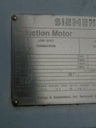 500 HP 3580 RPM Siemens, Frame 5810S, Induction Motor, 2300/4000 Volts, 1.0 S.F., 60 Hz, 3 phase, Used - Image 5