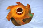 Goulds #55807, Pump Impeller, 18" diameter, 6 Vane, Carbon Steel, NEW - Image 3