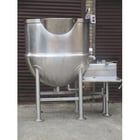 200 gallon Cleveland JC Pardo #HAMKDL-200, horizontal mix agitation stationary steam kettle - Image 1