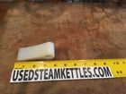 Hamilton style, steam kettle poly scraper, w/rectangle hole - Image 2