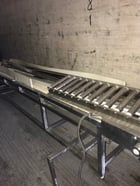 14" wide x 12' long, Master-Flo, Stainless Steel frame conveyor w/14" W plastic link E-Z Flo belt & drive unit - Image 2