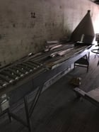 14" wide x 12' long, Master-Flo, Stainless Steel frame conveyor w/14" W plastic link E-Z Flo belt & drive unit - Image 3