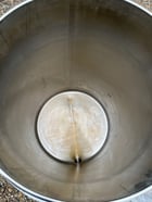 55 gallon Stainless Steel Drums w/Clamp on Lid and Bottom outlet, 22" diameter x 33" depth x 43" H, qty. 5 - Image 2