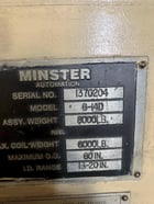 6000 lb. Minster #MR6-14D/MS20-14-7/MEF4-14, double end complete coil feed line, 14" W x .12" stock, 60" OD - Image 4