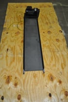Pax #A1204-NL000X, 10" W x 48" L rubber belt low profile scrap conveyor - Image 4