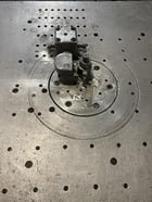Lubow #ML-6, wire bender, 2-stop, 400&deg; rotation, 24" x 60" table, foot pedal - Image 2