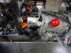 3/8" Shimazu #Super-3F, twin spindle nut tapper, 80-100 PPM, hopper, magnetic chip separator - Image 5