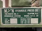 100 Ton, M & N #7E100, 4 post hobbing press, 6" stroke - Image 3
