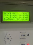 Omax #2626, waterjet cutters, 26" x 26" cutting area, 40000 psi pump pressure, 20 HP, hopper, 2002 - Image 3