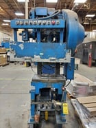 22 Ton, Bliss #C-22, OBI flywheel press, 2" stroke, 10" Shut Height, 2.25" adj., 100-200 SPM, 23.5" x14.5" - Image 1