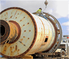 10.6' x 14' Marcy, Ball Mill, 1000 kW transformer, 196" teeth & 21" face helical gear, 800 HP, 1170 RPM, 4160 - Image 3