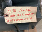 75 HP 3500 RPM General Electric 5CD184WC002A804, Frame CD328TCY, DPFG-BV, shunt wound, 500 VA, 150/300 VF - Image 10