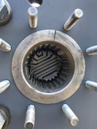 43 sq.ft., API, SM25-500-18, plate heat exchanger, Carbon Steel frame, (18) plates, 316 Stainless Steel plates - Image 2