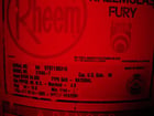 34000 BTUH Rheem #21V40-7 Fury hot water heater, 40 gallon, 5"-14" inlet, serial #RN 0797106316 - Image 9