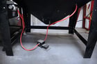 36" x 24" Cabinet Sandblaster, foot pedal, dust collector - Image 5