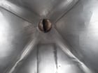 25 cu.ft., Flo-Bin, Tote Tank, Stainless Steel, 190 gallon, 45" x 46" x 10" striaght side, 280" deep cone - Image 7
