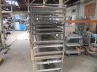Heavy Duty Stainless Steel Mobile Cart, Other (12) 57" x 30" x 1-1/2" deep trays, (4) casters, qty. 2 - Image 2