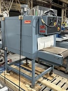 Shanklin #T-7F, shrink tunnel with teflon, variable speed conveyor w/casters - Image 2