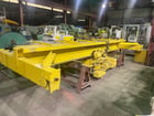 15 Ton, Wright bridge crane, underslung single girder, 20' bridge, 20' lift, radio & pendant Control - Image 2