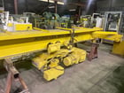 15 Ton, Wright bridge crane, underslung single girder, 20' bridge, 20' lift, radio & pendant Control - Image 4