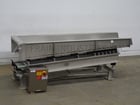 24" wide x 9.4' long, Smalley #Emc2+, Stainless Steel trough style vibratory feed conveyor with 12 lanes & 2 - Image 1