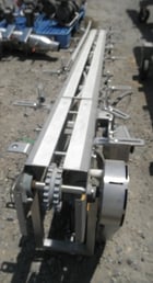 6" wide x 9' long, Arrowhead, Stainless Steel Belt Conveyor Frame, 1 HP, 230/460 V - Image 1