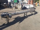 7.5" wide x 15' long, Tabletop Chain Belt Conveyor, 90 deg. Turn, 28" H feed & discharge, 43 RPM output, 3/4 - Image 2