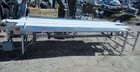7.75" wide x 11'/10.67' long, Pacific Conveyor, Plastic Mesh Belt Triple Conveyor System, (1) 11' L & (2) 10' - Image 2
