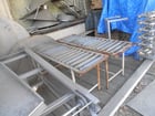18" wide x 5' long, Roller Conveyor, Carbon Steel frame, 2" diameter Plastic rollers, qty. 2 - Image 2