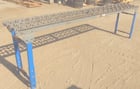 18" wide x 10' long, Skate Wheel Conveyor, Aluminum, 3" center-to-center roller spacing, 2" diameter Wheel - Image 2