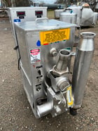 APV Crepaco #S430, Fruit Feeder, Stainless Steel, 16" x 17" x 16" deep hopper, 4" diameter x 20" L bottom - Image 1