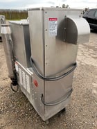 APV Crepaco #S430, Fruit Feeder, Stainless Steel, 16" x 17" x 16" deep hopper, 4" diameter x 20" L bottom - Image 3